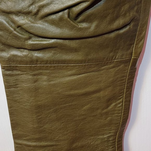Boot Cut Leather Pant - Picture 3 of 10